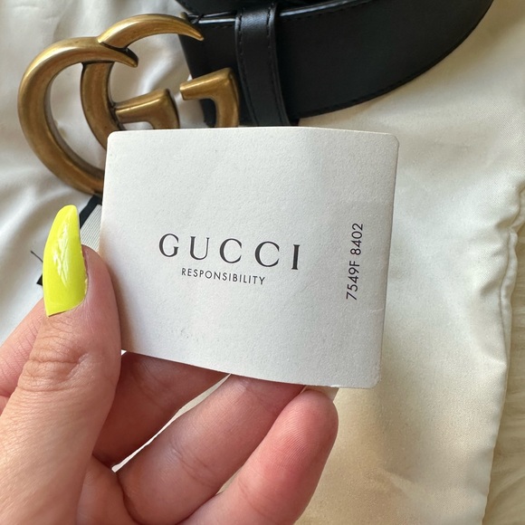 Authentic gucci belt with dust bag - Picture 4 of 5
